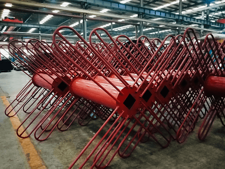 Vertical frame storage